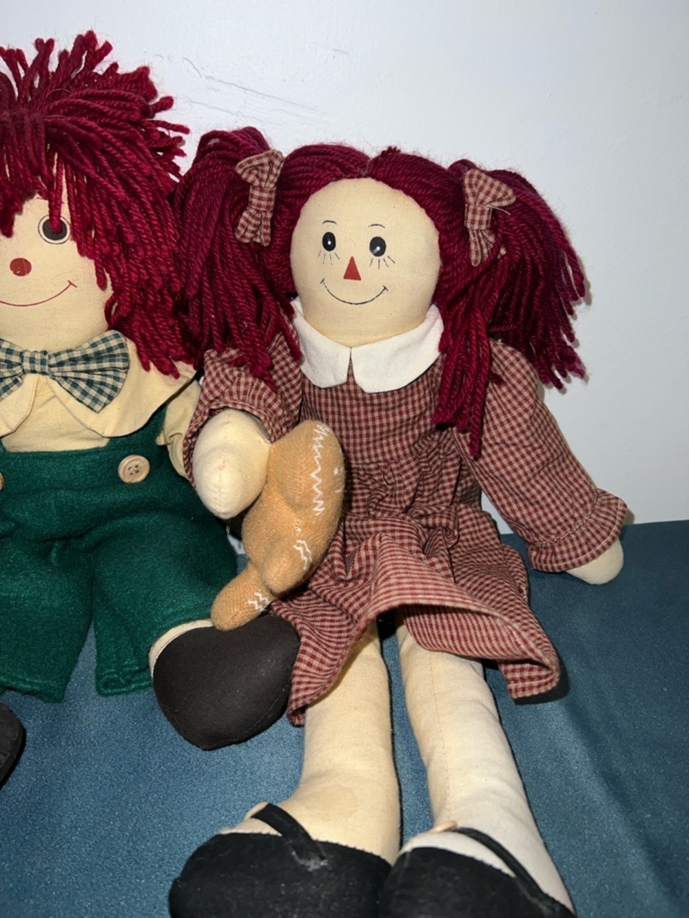 Raggedy Ann and Andy Red-Head Rag Dolls Collection - Soft Plush Kids Toys - Picture 8 of 8